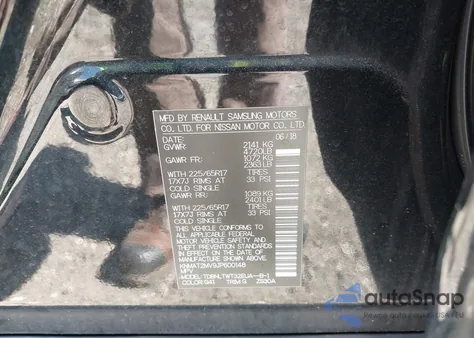 2018 Nissan Rogue Sv z USA, uszkodzony, nr VIN KNMAT2MV9JP600148